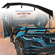 Rear High Wing Spoiler For 2020+ Corvette C8 Models Carbon Flash Painted ABS picture