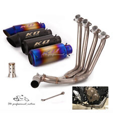 For Honda CBR650F CBR650R 2014-2023 Exhaust Tips Blue Front Header Pipe System picture