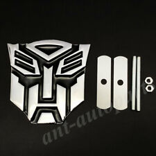 3D Metal Chrome Transformers Autobot Deception Auto Front Grille Badge Emblem picture