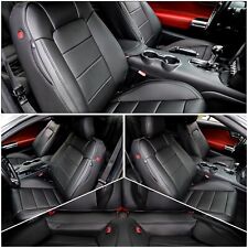 Red Rain Black Mustang Seat Covers Customized Ford Mustang 10Pcs picture