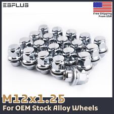[20] Chrome Nissan/Toyota OEM Factory Style 12X1.25 Mag/Flat Seat Lug Nuts picture