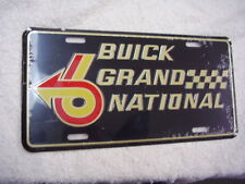 BUICK GRAND NATIONAL    LOGO  LICENSE PLATE  NEW picture
