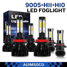 For Ford F-150 2015-2022 LED Headlights High-Low Beam + FogLight Bulbs Kit White picture
