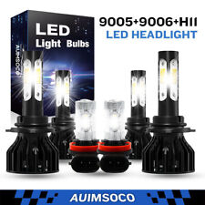 For Chevrolet Express 3500 2002-2016 LED Headlight+Fog Light 6 Bulbs Combo Kit picture