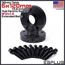 2 BMW 30 mm 5x120 72.6mm Hub Centric Spacer Fit 1-8 Series/M Series/X1/Z3/Z4/Z8 picture