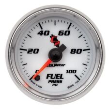 Auto Meter 7163 Gauge Fuel Pressure 2 1/16In. 100Psi Digital Stepper Motor C2 picture