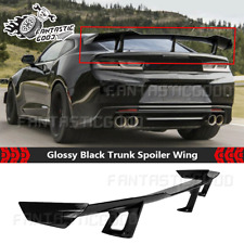 For Chevy Camaro ZL1 1LE Style LT RS SS 2016-23丨Glossy Black Trunk Spoiler Wing picture