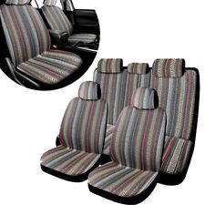 For Toyota Car Seat Cover Baja Blanket Full Set Front Rear Bench Protector Cover picture