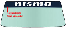 FITS NISSAN NISMO WINDSHIELDS BANNER DIE CUT VINYL DECAL WITH APPLICATION TOOL picture
