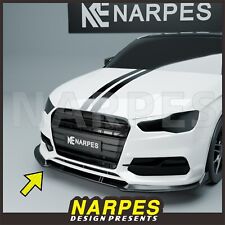Narpes Fit 2012-2016 Audi S5 A5 S-Line Painting Front Bumper Lip Splitter Kit picture