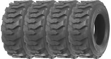 ZEEMAX 12-16.5 14 Ply G2 Skid Steer for Bobcat Tires w/ Rim Guard 12x16.5 Set 4 picture