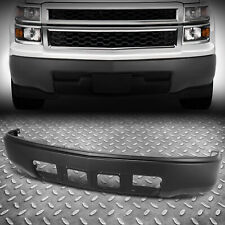 For 14-15 Silverado 1500 Black Front Bumper Face Bar w/o Fog Light & Sensor Hole picture
