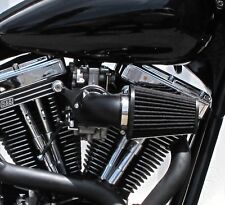 BLACK CONE AIR CLEANER FILTER KIT 93-16 DYNA SOFTAIL CV CARB BIG TWIN HARLEY picture