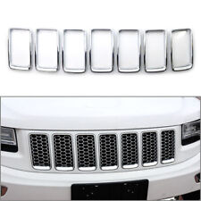 For Jeep Grand Cherokee 2014-2016 15 Front Grille Grill Inserted Ring Trim Cover picture
