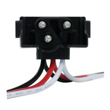 (Set/6) Continuous 3 Prong Wire Right Angle Plug Truck TrailerStopTurnTail Light picture