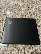 Tesla Roadster OEM Original Authentic Owners Manual Guide EV picture