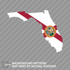 Florida State Shaped Flag Sticker Decal Vinyl FL picture