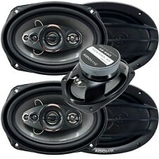 4x Audiobank 6x9 2800 Watt 5-Way Red Car Audio Stereo Coaxial Speakers- AB690 picture