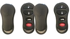 2x New Replacement Keyless Entry Remote Shell Case Fob Chrysler Dodge 4 Buttons picture