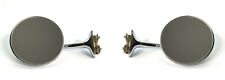 Pair Universal Stainless Steel Peep Mirrors Long Arm Style Ford Dodge Chevy  picture