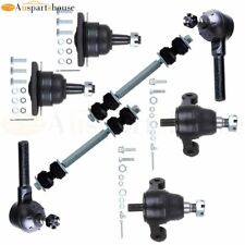 8pcs Front Upper Lower Ball Joints Tie Rods Sway Bar For 1963-1982 Chevy Impala picture