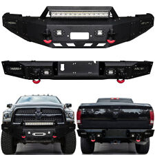 Vijay For 2010-2018 Dodge RAM 2500 3500 Front and Rear Bumper with  LED Lights picture