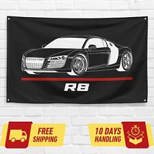 For Audi R8 Car Enthusiast 3x5 ft Flag Birthday Gift Banner picture