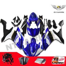 FU Injection Complete Fairing Kit Fit for Yamaha 2007-2008 YZF R1 Blue Black y06 picture