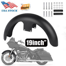 Unpainted 19'' Front Fender For Harley Touring Road Street Glide Custom Baggers picture