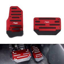 Red Non-Slip Automatic Gas Brake Foot Pedal Pad Cover Car Accessories Parts picture