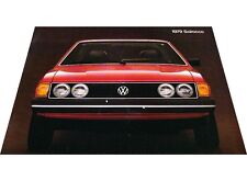 1979 VW Volkswagen Scirocco 12-page Original Car Sales Brochure Catalog picture