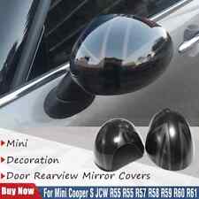 For Mini Cooper R55 R56  R58 R59 R60 R61 The Black Flag Rear View Mirror Covers picture