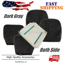 For 03-05 Dodge Ram ST Both Side Bottom & Top Seat Cover & Foam Cushion Gray picture