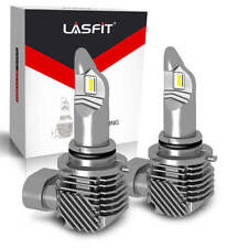 LASFIT 9145 9140 H10 LED Fog Driving Light Bulbs Super White 4000LM 6000K 40W 2X picture
