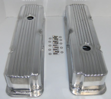 Ford FE Finned Fabricated Aluminum Tall Valve Covers BBF 332 352 390 427 428 picture