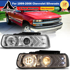 For 1999-2006 Chevrolet Silverado Suburban Tahoe Projector LED Halo Headlights picture