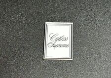 1978 1979 Oldsmobile Cutlass Supreme Header Panel Emblem NEW Reproduction WHITE picture