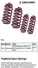 Lowering spring Kit Vogtland 953128 fits Ford  Mustang picture