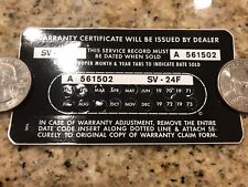 3Autolite Group 24 Battery Sticker With DATE Boss 302 Ford Mustang 351 289 70-73 picture