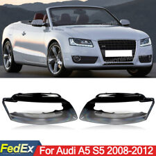 Fit Audi A5 S5 2008-2012 Left Right Side Headlight Cover Lens Clear 8T0941029/30 picture