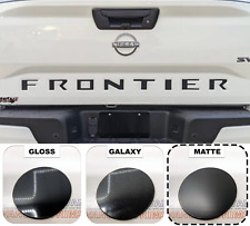 Matte Black Raised Rear Tailgate Insert Letters for 2022-2024 Nissan Frontier picture