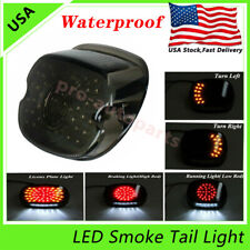 LED Rear Tail Light Brake Smoke For Harley Touring Dyna Glide Softail Sportster picture