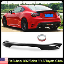For Subaru BRZ/Scion FR-S/Toyota GT86 2013-2020 Rear Spoiler L Type Gloss Black picture