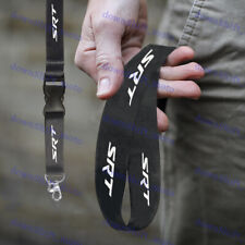 Au-Tomotive For Dodge SRT Car Neck Strap Lanyard Keyring Key Chain Cellphone BLK picture