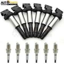 6Pack Ignition Coil& Spark Plug For BMW 323 325 328 330 335 525 530i X5 Z4 UF515 picture