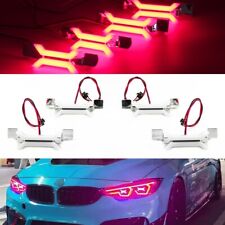 X Concept Red LED Angel Eyes DRL M4 Headlights For BMW F80 M3 F82 F83 F32 F36 picture