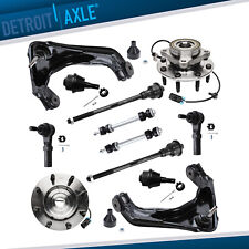 4WD 12pc Front Wheel Hub Bearings + Control Arms for Chevrolet Silverado 2500 HD picture