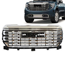 Fits 2023-2024 GMC Sierra 1500 Denali Front Upper Grille Assembly Chrome picture
