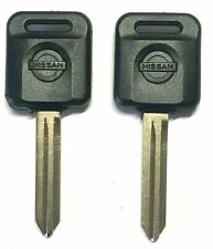 2 Ignition Key Blanks for Nissan Titan and Frontier. Transponder chip key ID 46 picture