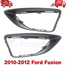 New Fits 2010-2012 Ford Fusion Fog Light Trim Set Lamp Molding Left & Right 2Pc picture